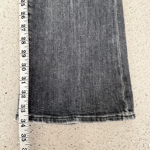 7 For All Mankind Jeans Women Size 30 Charcoal Italian Fabric Classic Bootcut - Picture 7 of 12